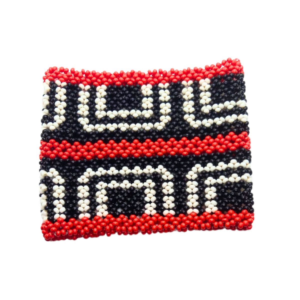 Pulseira de Miçangas Arte Indígena Elástica |Waura| 1375