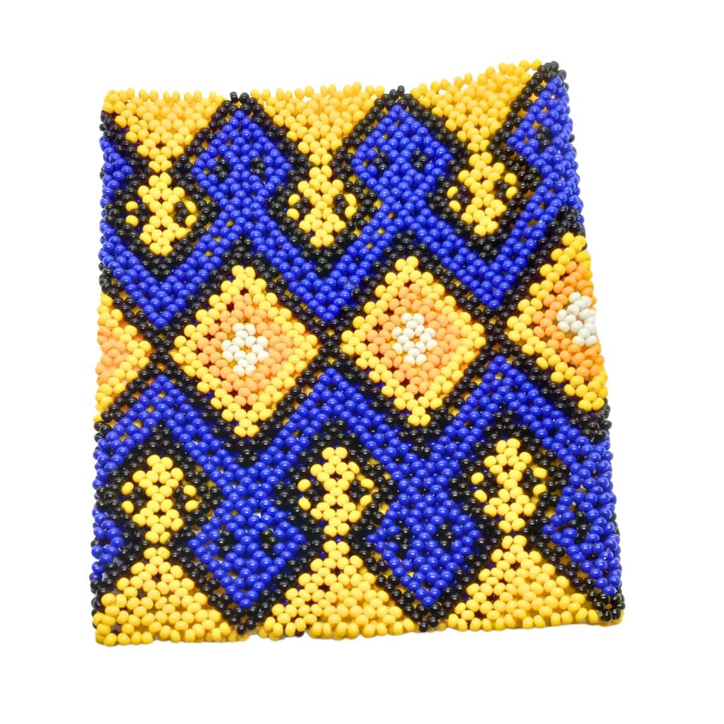 Pulseira de Miçangas Arte Indígena Elástica | Fulni-O | 1283