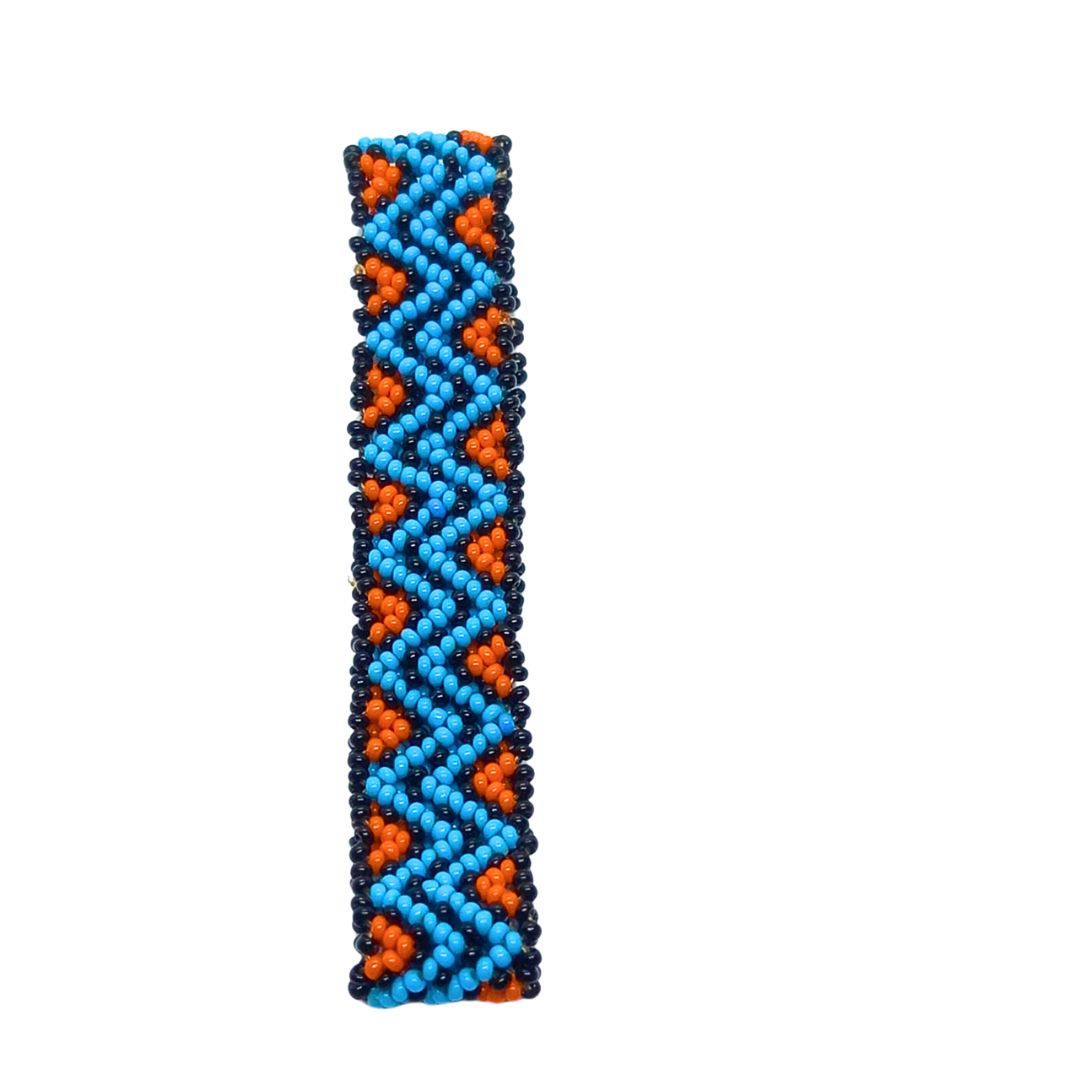 Pulseira de Miçangas Arte Indígena Elástica | Etnia Kaxinawa | 1197