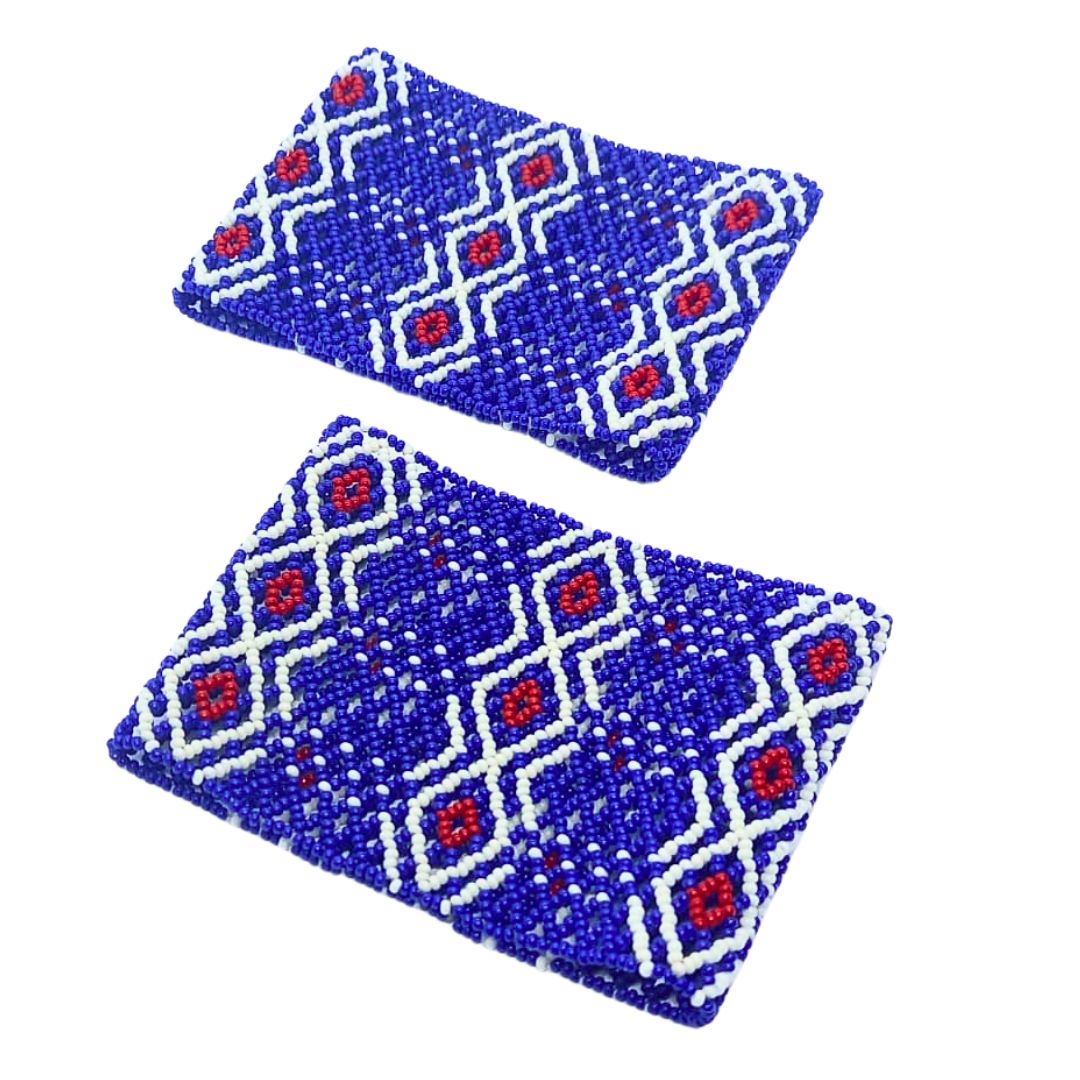 Pulseira de Miçangas Arte Indígena Elástica | Waura | 953