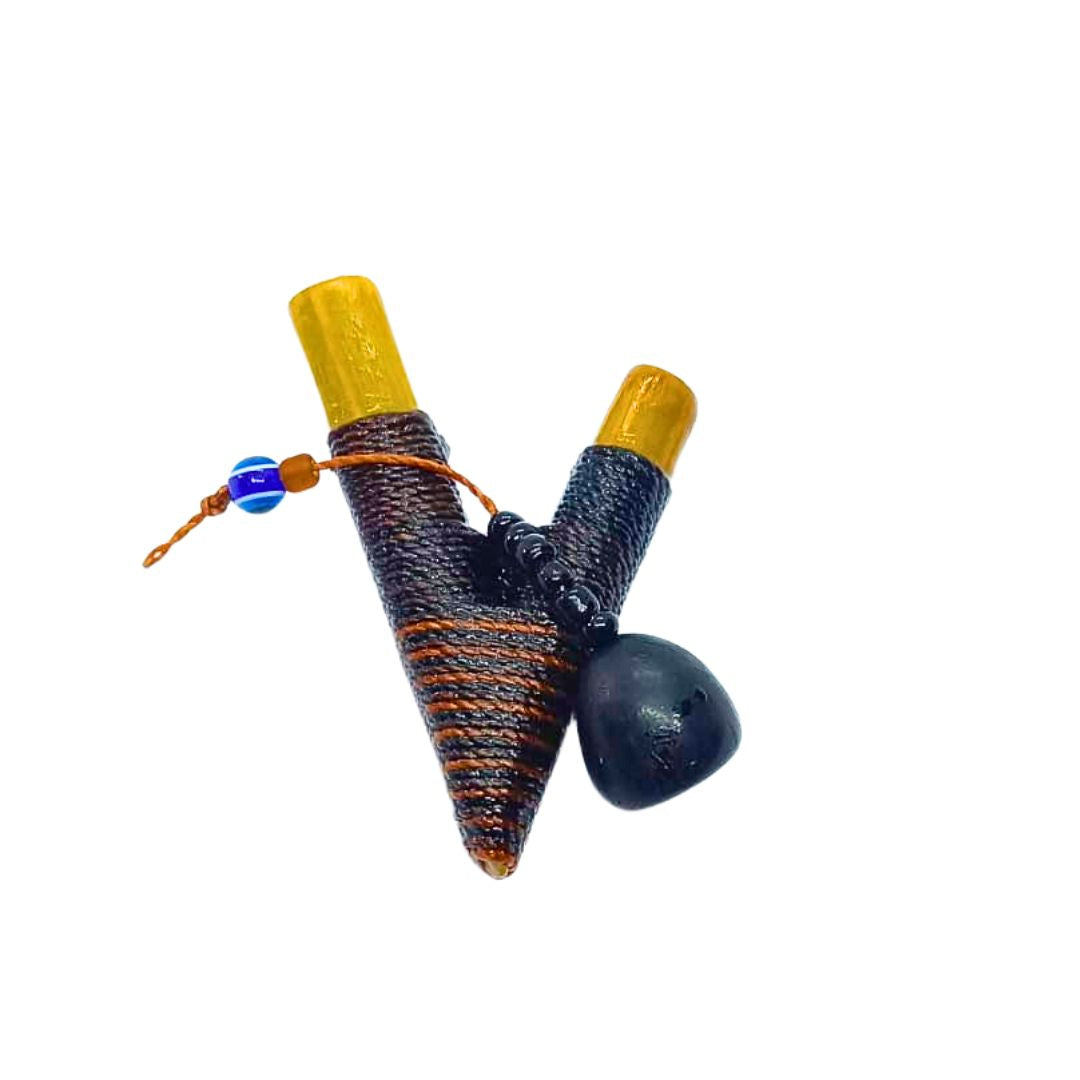 Kuripe de Bambu Linha Waxed Marrom e Preto | 1075