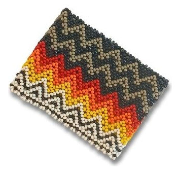 Pulseira De Miçangas Arte Indígena Elástica |waura| 1215