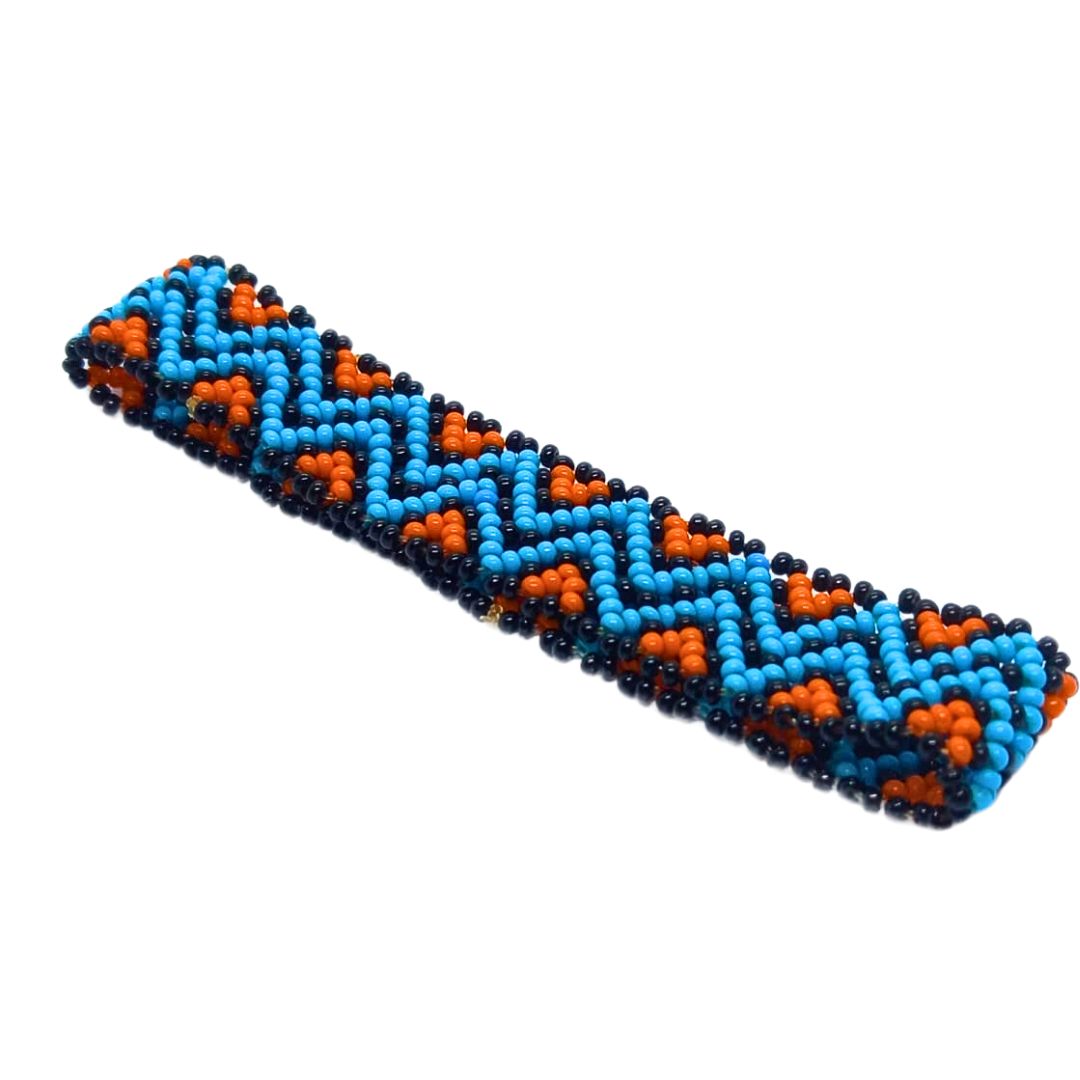 Pulseira de Miçangas Arte Indígena Elástica | Etnia Kaxinawa | 1197