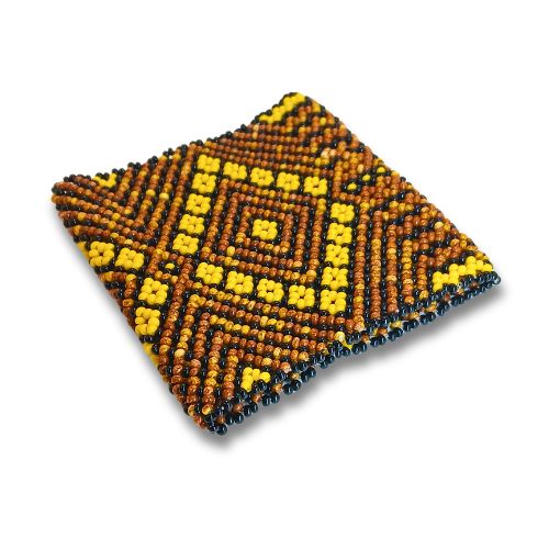 Pulseira de Miçangas Arte Indígena Elástica | Fulni-O | 1303