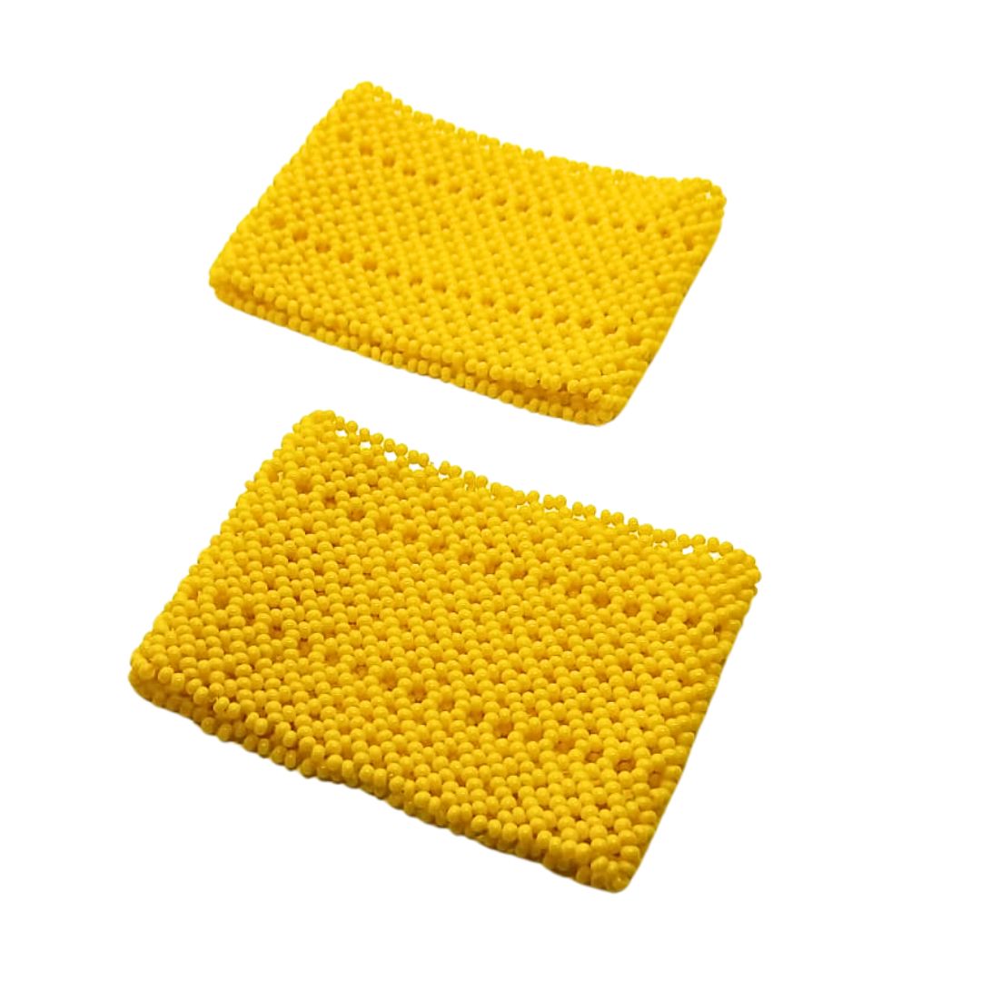 Dupla Pulseira de Miçangas Indígena Elástica | Fulni-Ô | 1027