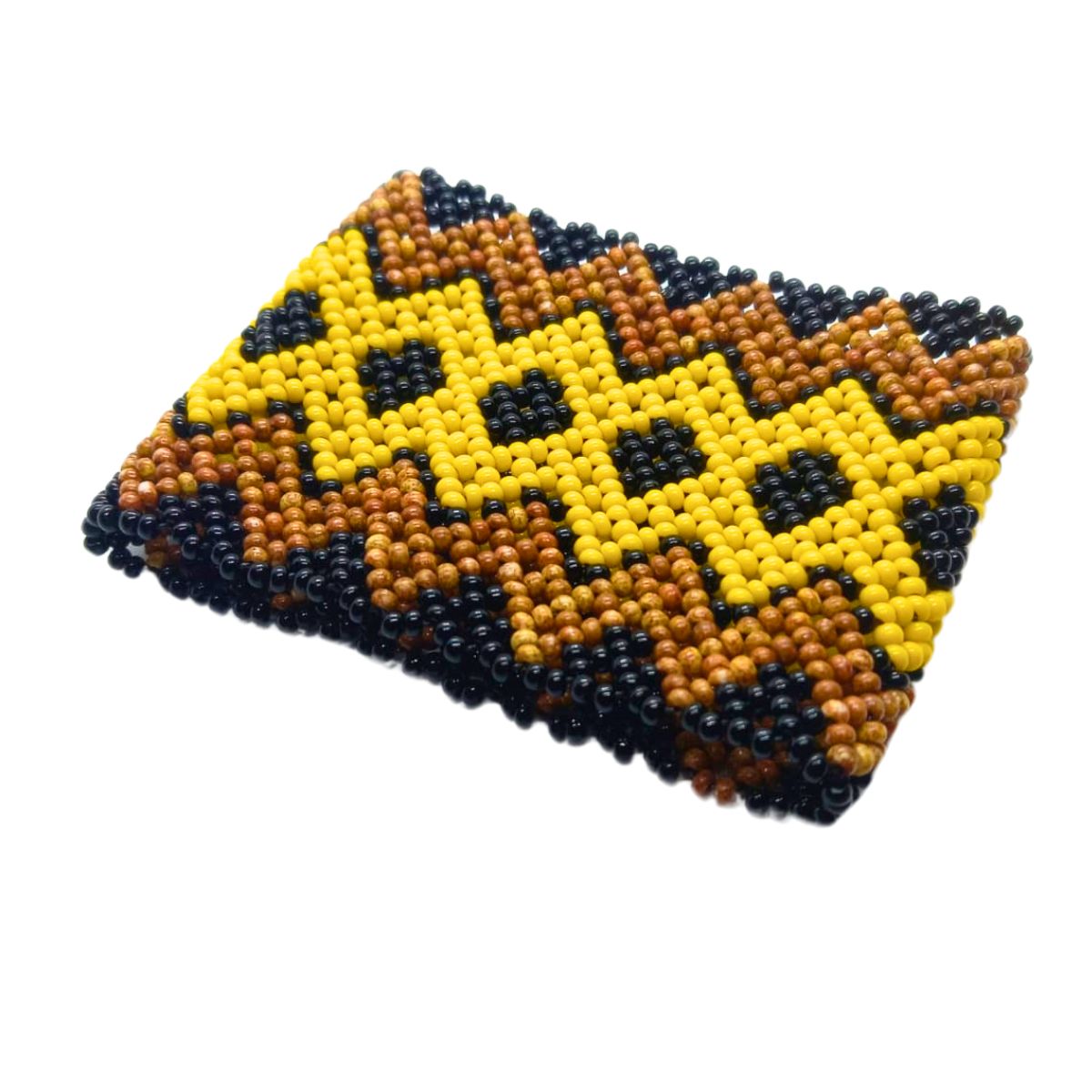 Pulseira de Miçangas Arte Indígena Elástica |Waura| 1369