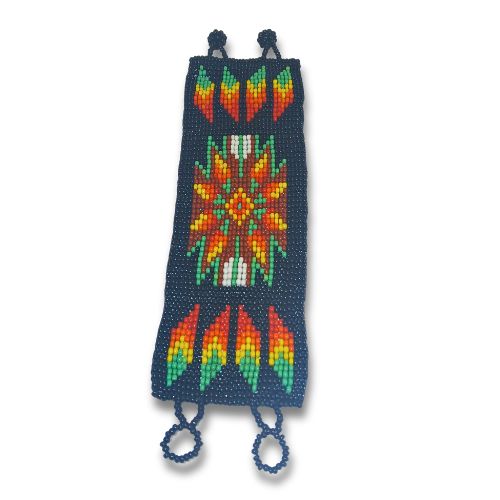 Pulseira de Miçangas Arte Indígena Elástica | Fulni-O | 1305