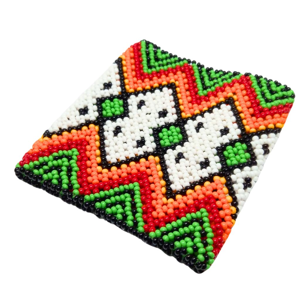 Pulseira de Miçangas Arte Indígena Elástica | Fulni-O | 1293