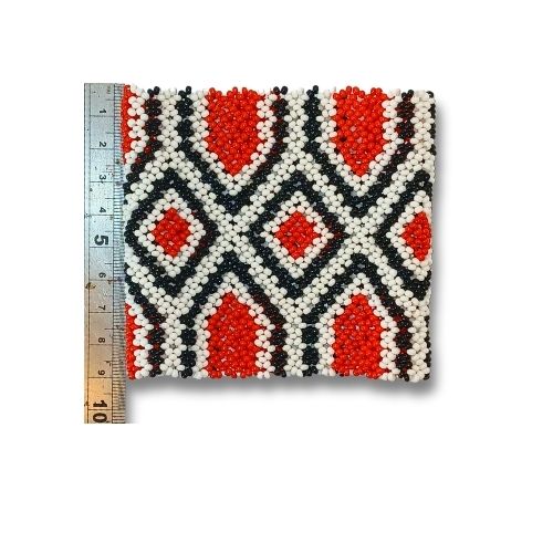 Pulseira de Miçangas Arte Indígena Elástica |Waura| 1389