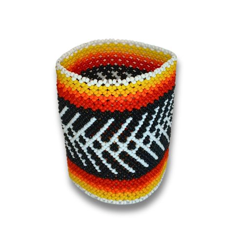 Pulseira de Miçangas Arte Indígena Elástica | Fulni-O | 1271