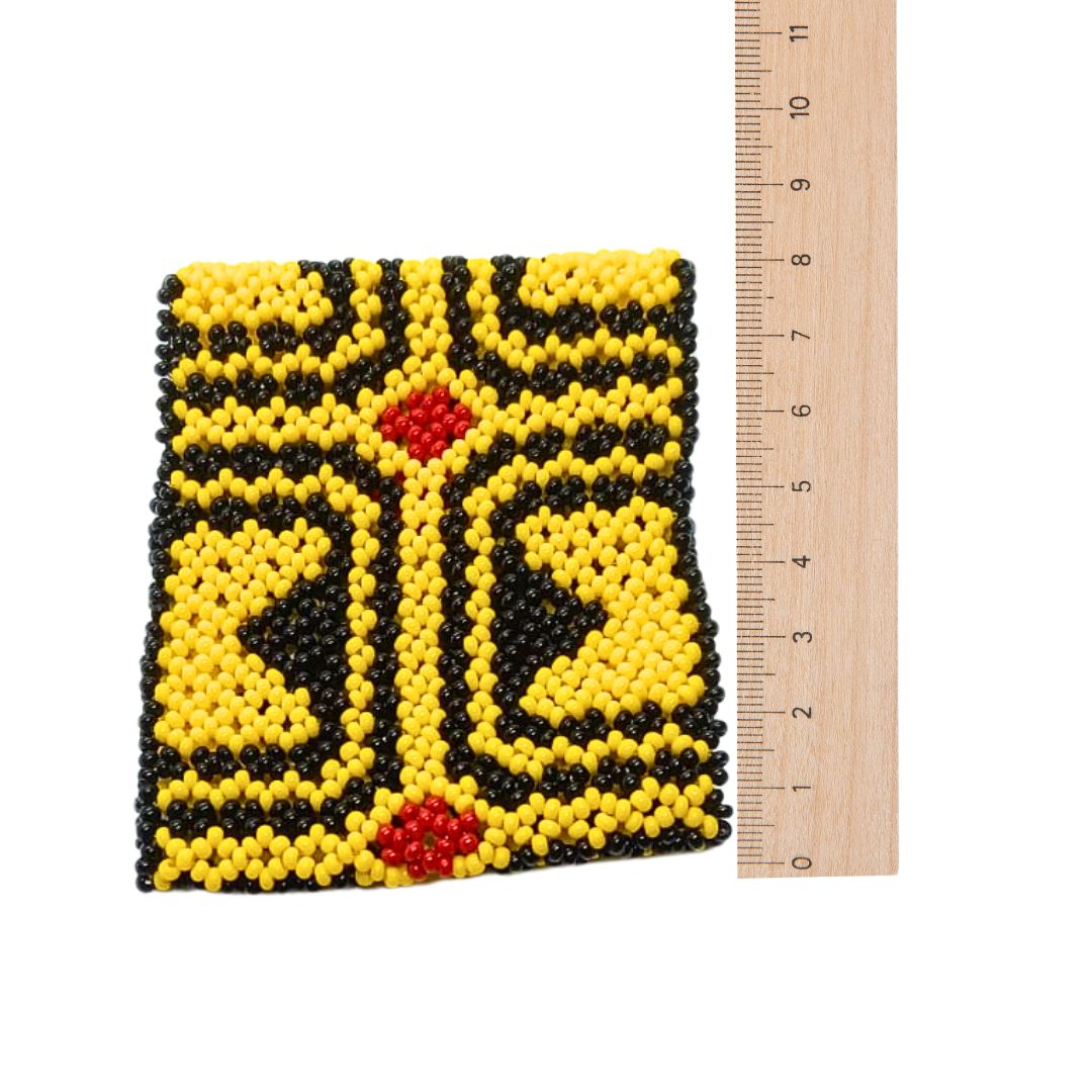 Pulseira de Miçangas Arte Indígena Elástica | Fulni-Ô | 1005