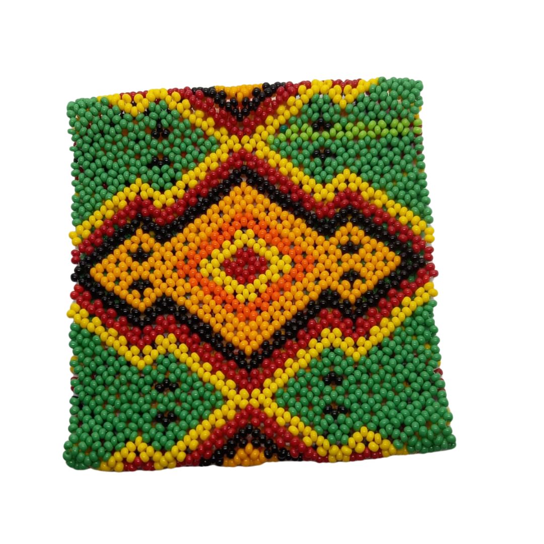Pulseira de Miçangas Arte Indígena Elástica | Fulni-O | 1285