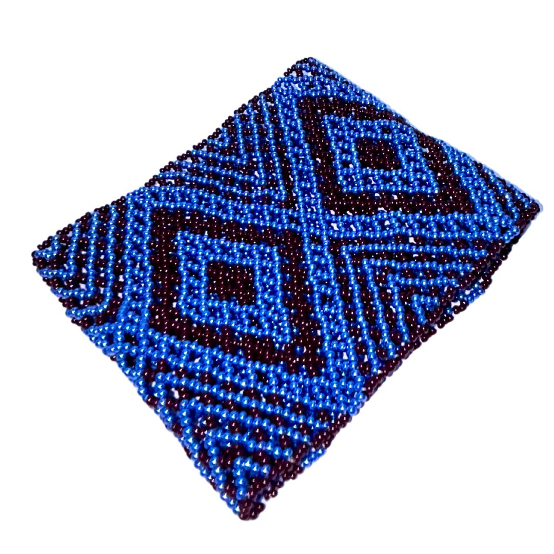 Pulseira de Miçangas Arte Indígena | Etnia Waura | 925