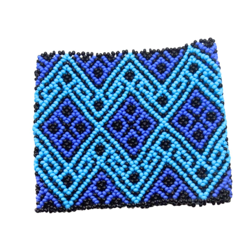 Pulseira de Miçangas Arte Indígena Elástica | Fulni-O | 1313