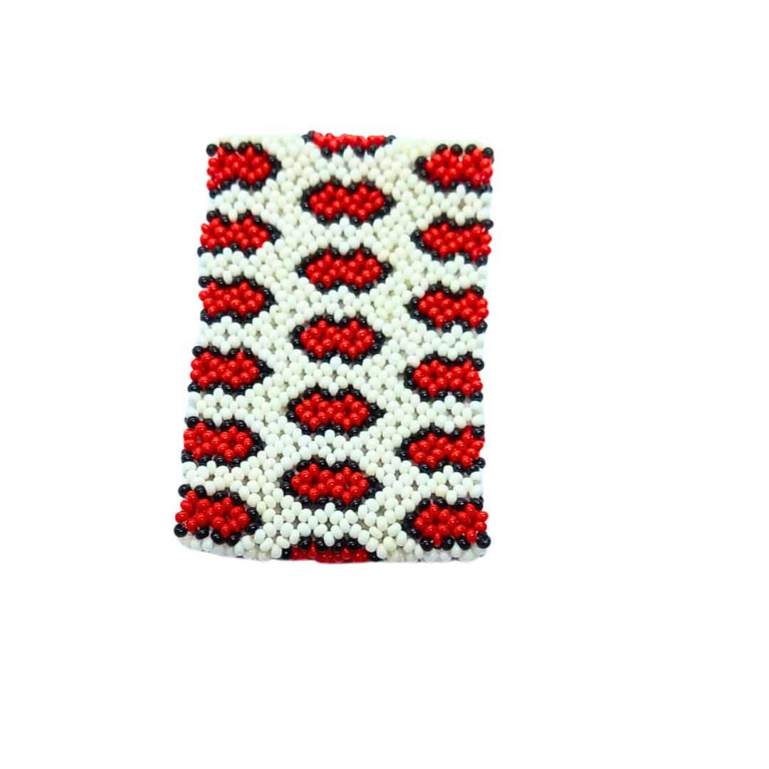 Pulseira de Miçangas Arte Indígena Elástica | Waura | 981