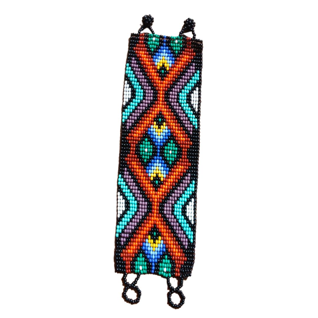 Pulseira de Miçangas Arte Indigena | Etnia Fulni-Ô | 427