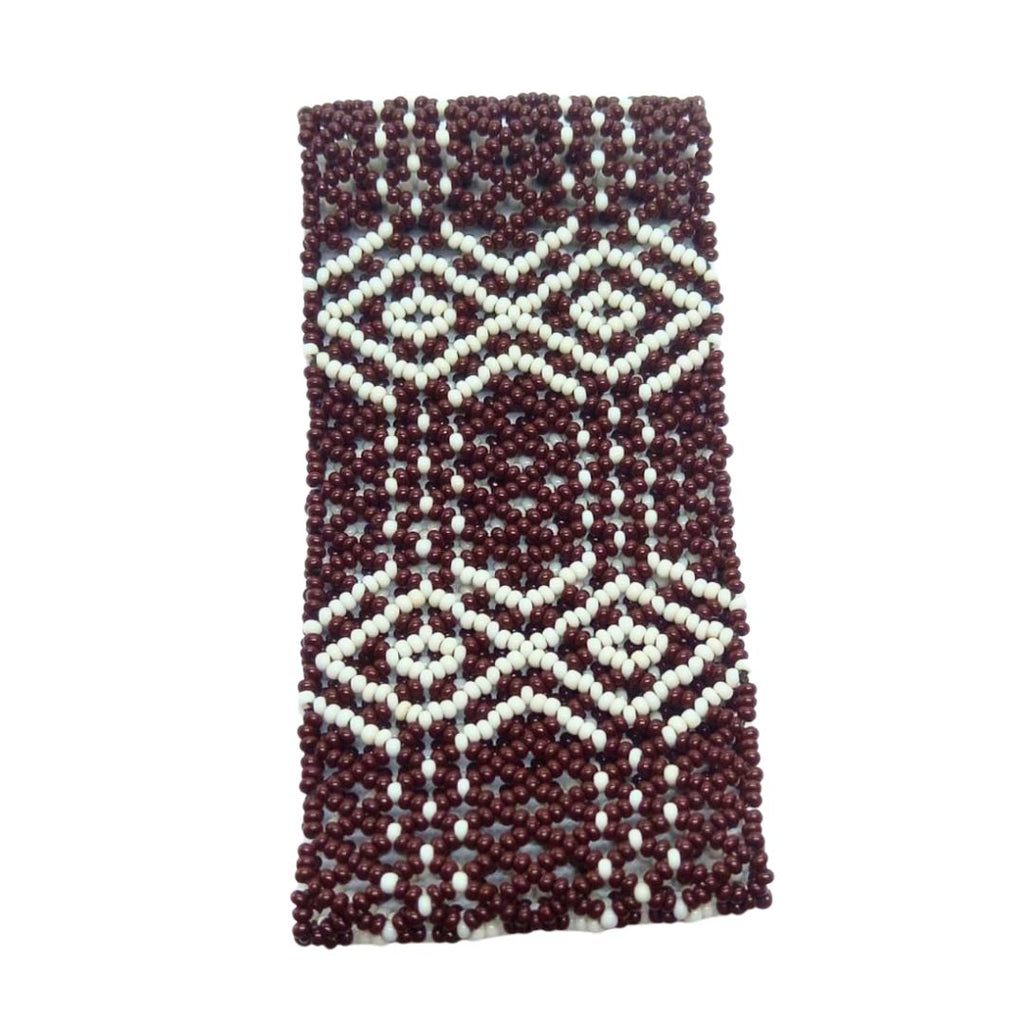 Pulseira de Miçangas Arte Indígena Elástica |Waura| 1211