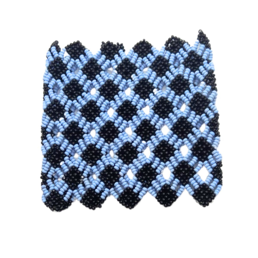 Pulseira de Miçangas Arte Indígena Elástica |Waura| 1387