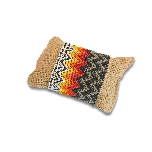 Pulseira De Miçangas Arte Indígena Elástica |waura| 1215