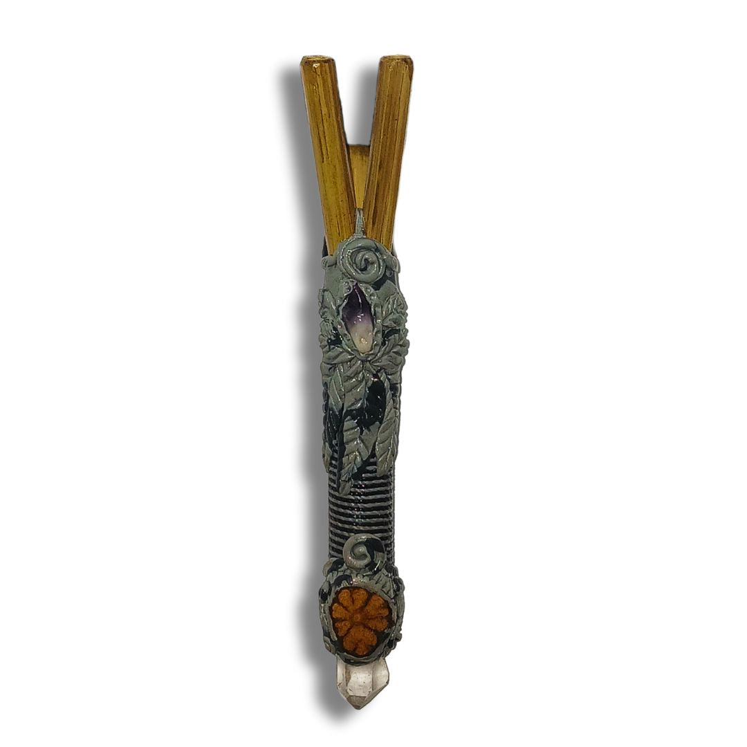 Kuripe Longo Cristal| Sopro-Duplo | Bambu | 1447