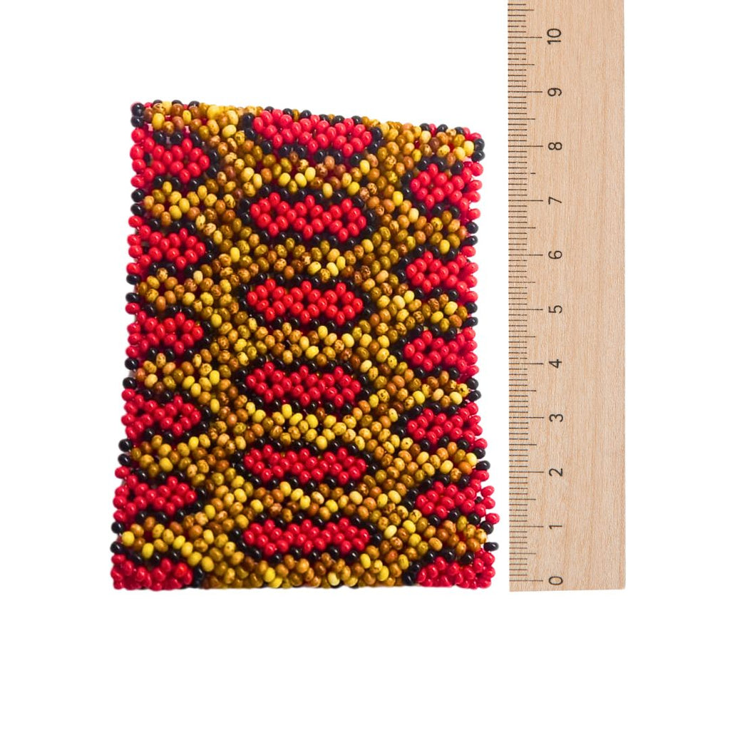 Pulseira de Miçangas Arte Indígena Elástica | Waura | 957