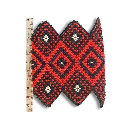 Pulseira De Miçangas Arte Indígena Elástica | Waura | 973