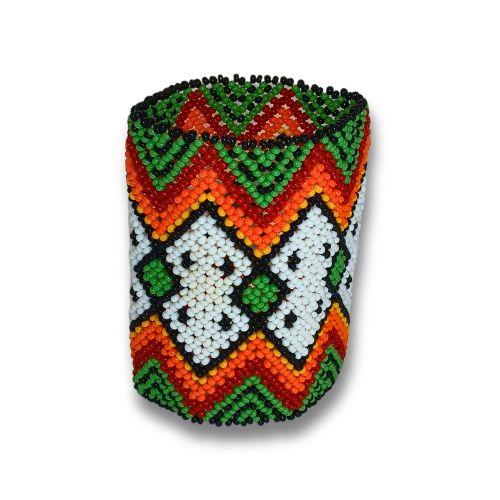Pulseira de Miçangas Arte Indígena Elástica | Fulni-O | 1293