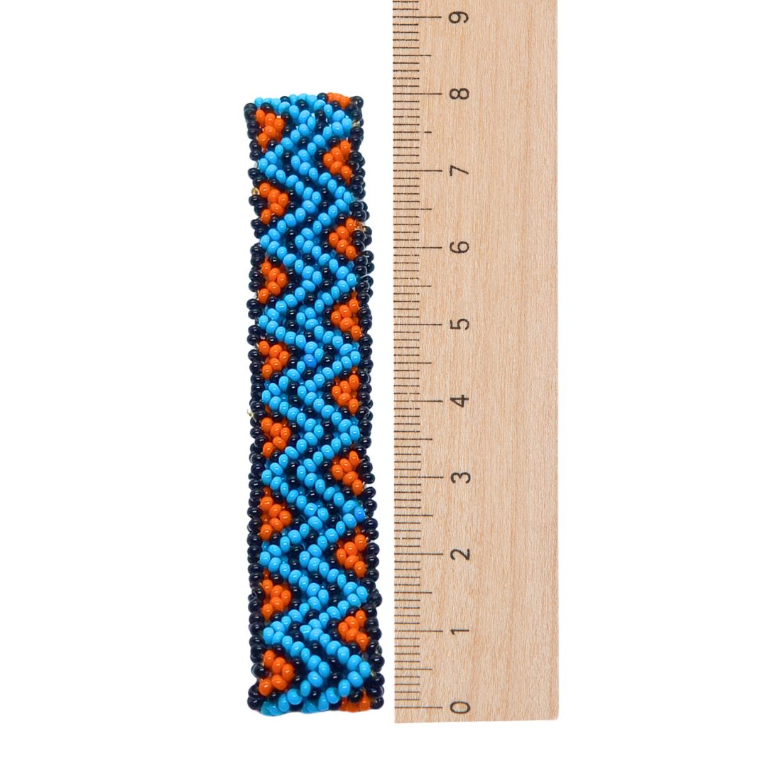 Pulseira de Miçangas Arte Indígena Elástica | Etnia Kaxinawa | 1197