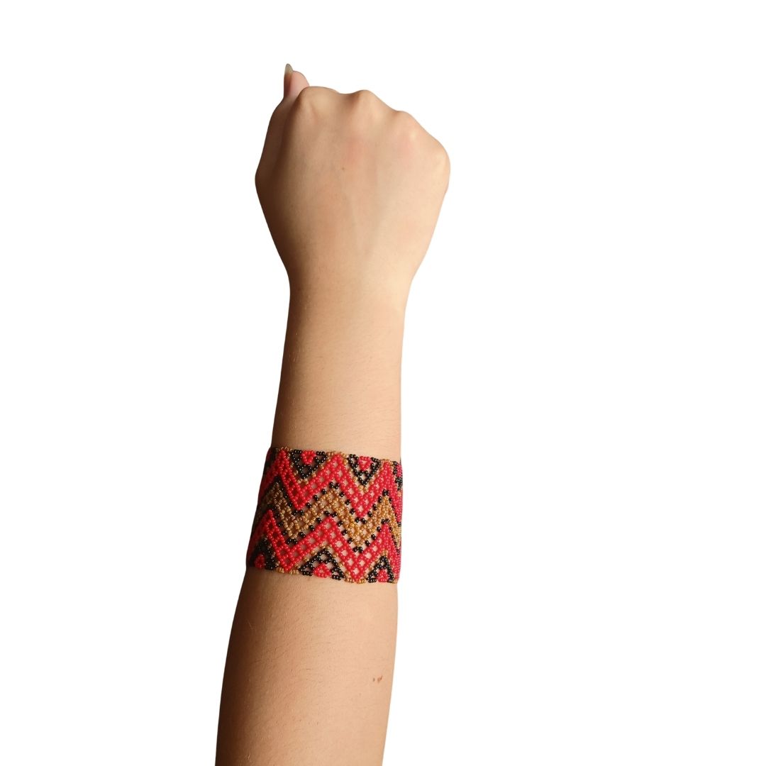 Pulseira Indígena Elástica | Waura | 983