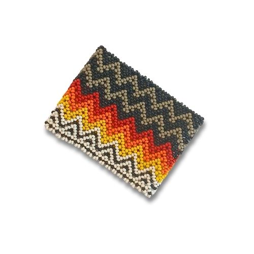 Pulseira De Miçangas Arte Indígena Elástica |waura| 1215