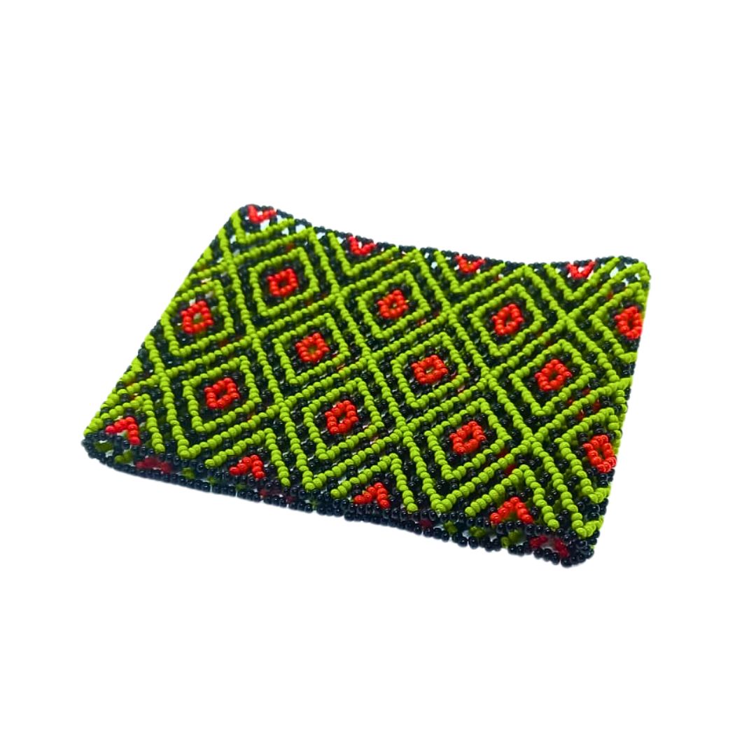 Pulseira de Miçangas Arte Indígena Elástica | Waura | 969