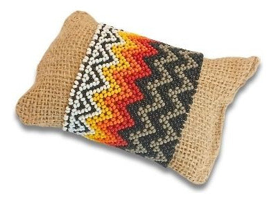 Pulseira De Miçangas Arte Indígena Elástica |waura| 1215