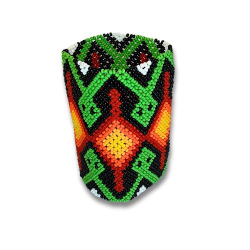 Pulseira de Miçangas Arte Indígena Elástica | Fulni-O | 1279