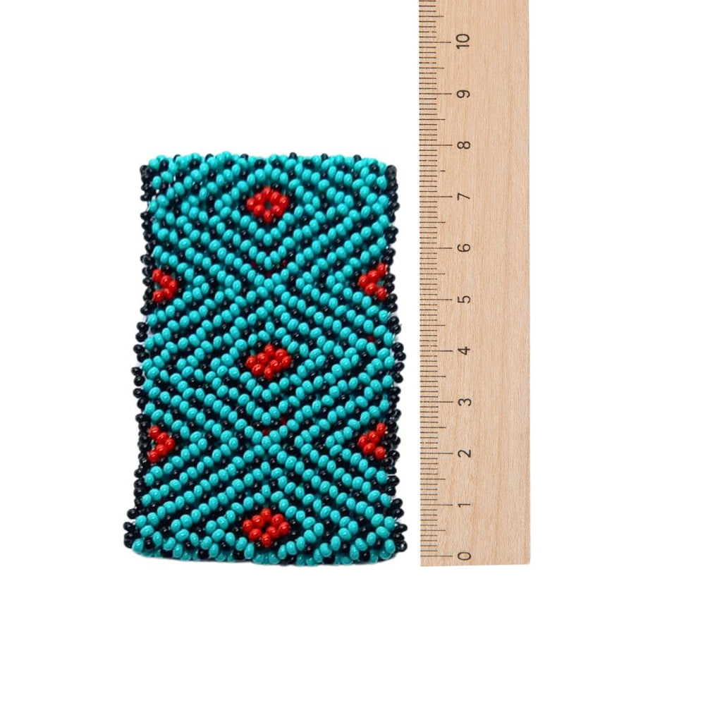 Pulseira de Miçangas Arte Indígena Elástica | Waura | 995