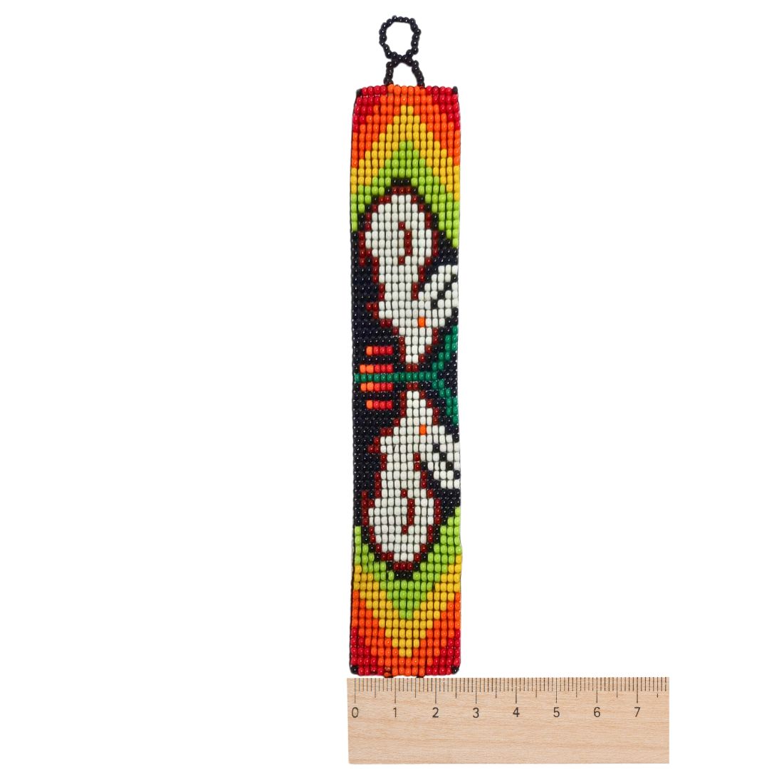 Pulseira de Miçangas Arte Indígena Aberta | Kaxinawa | 448