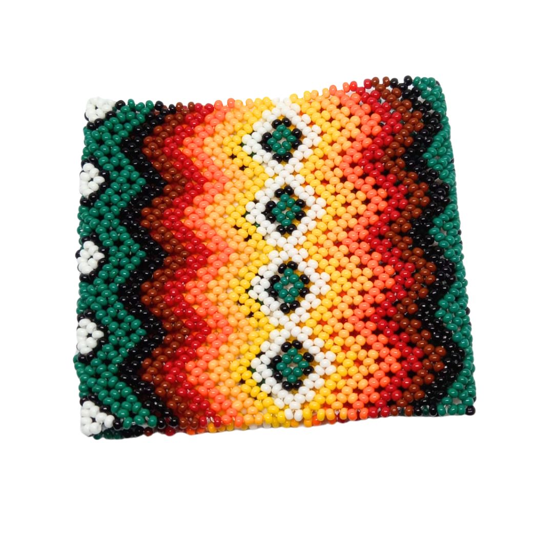 Pulseira de Miçangas Arte Indígena Elástica | Fulni-O | 1301