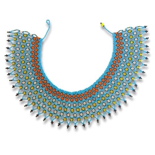 Colar de Miçangas Arte Indigena  Rainha |Waura| 909
