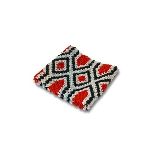 Pulseira de Miçangas Arte Indígena Elástica |Waura| 1389