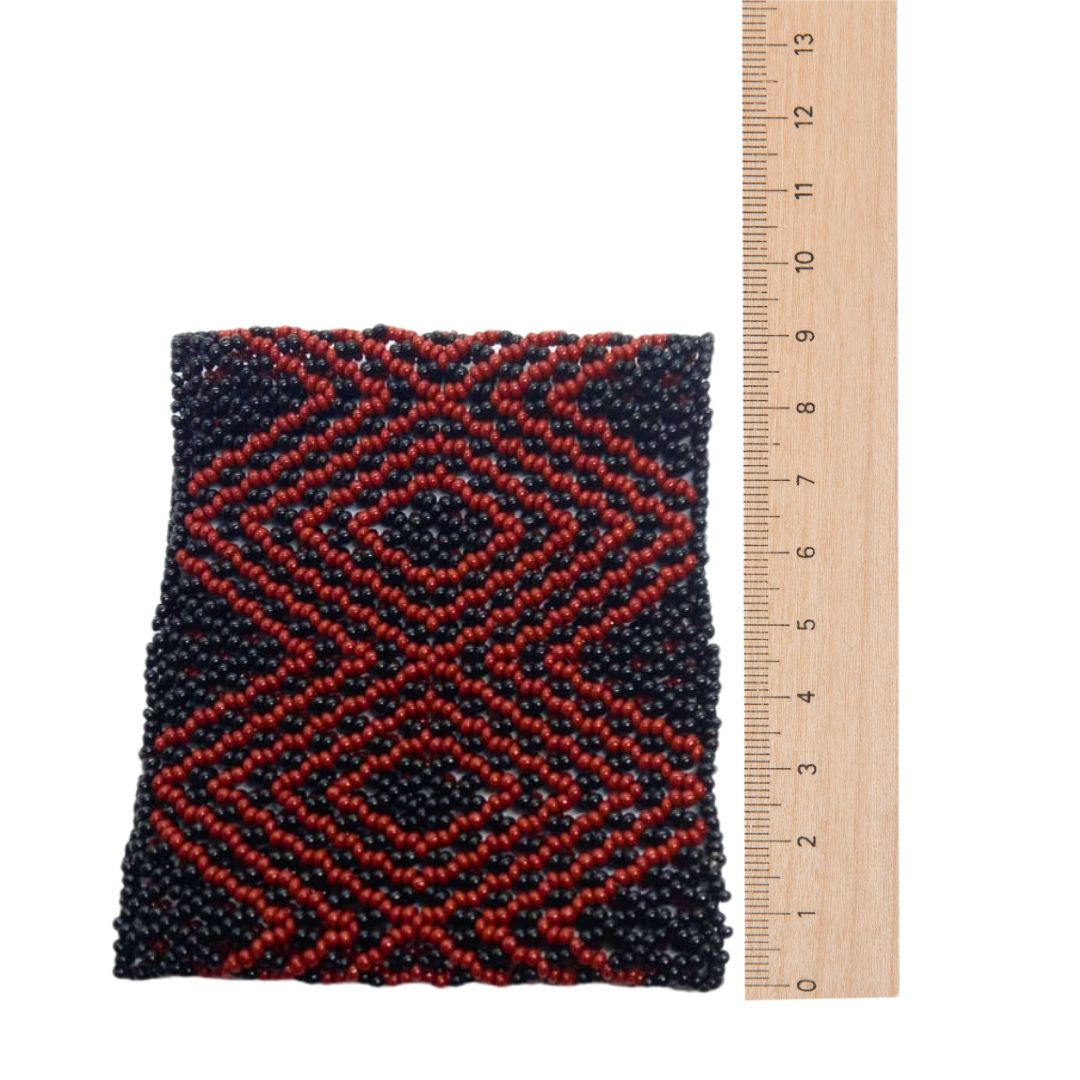 Pulseira de Miçangas Arte Indígena Elástica | Etnia Kaxinawa | 1183