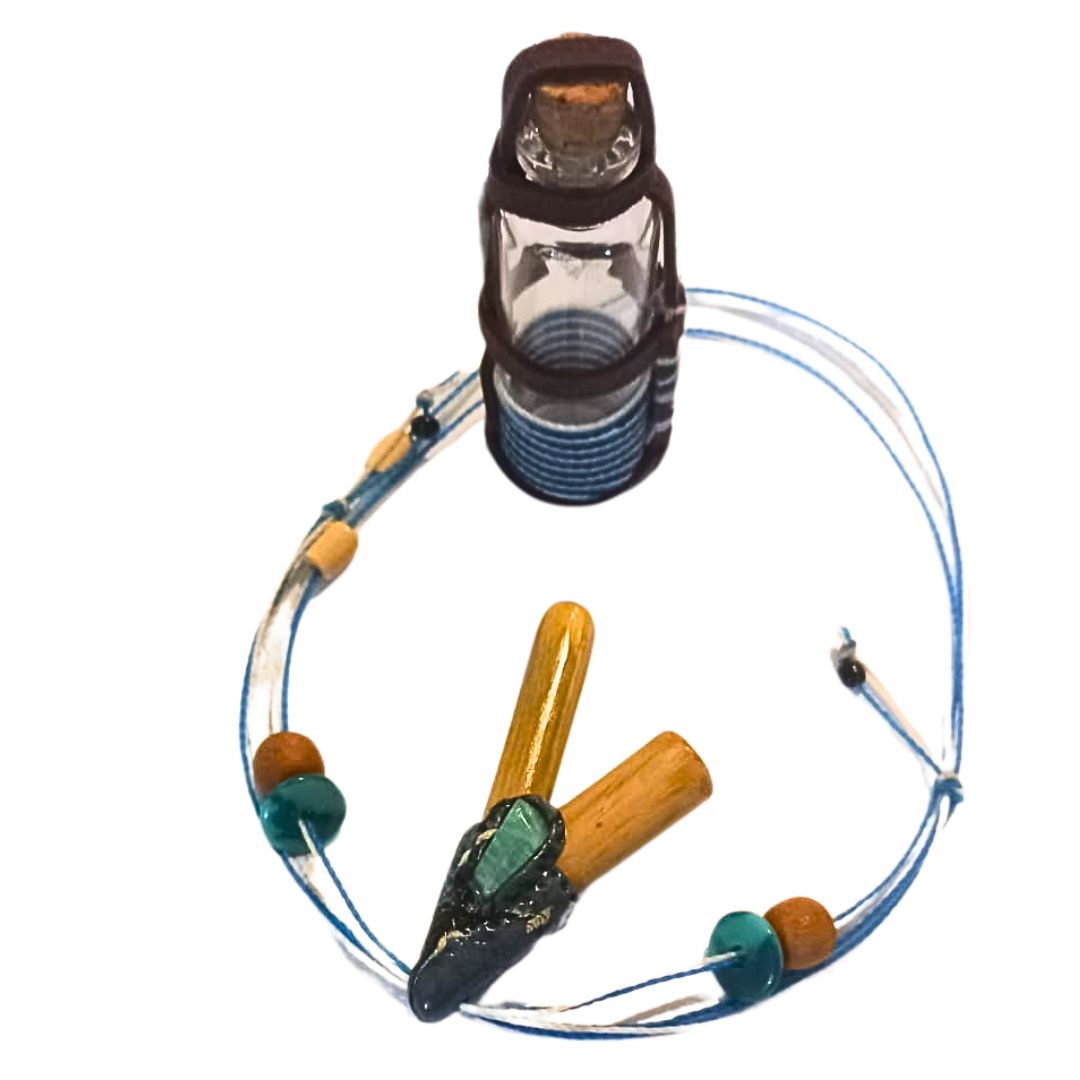 Kuripe Auto Aplicador Jagube Cristal Agata + reservatório para 10gr - SKU130759