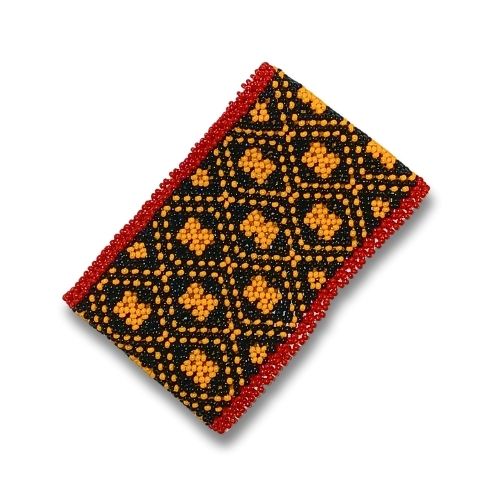 Pulseira de Miçangas Arte Indígena Elástica |Waura| 1227
