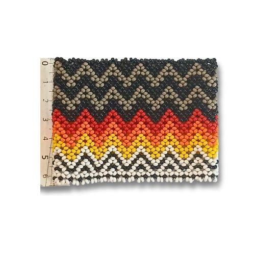 Pulseira De Miçangas Arte Indígena Elástica |waura| 1215