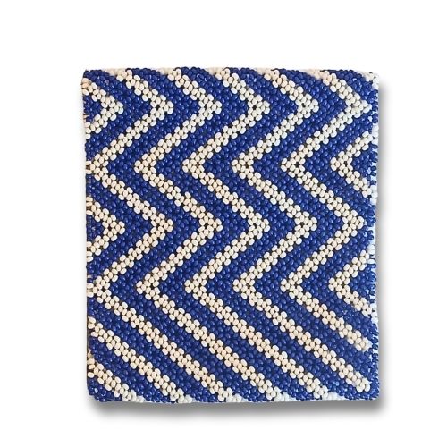 Pulseira de Miçangas Arte Indígena Elástica |Waura| 1233