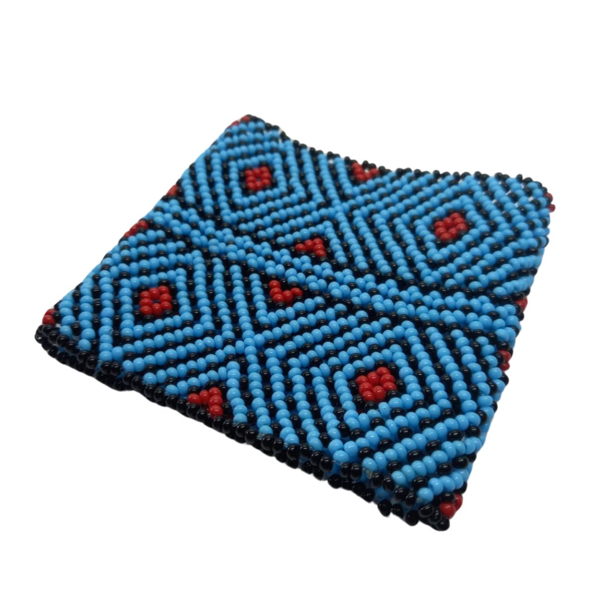 Pulseira de Miçangas Arte Indígena Elástica | Fulni-O | 1309