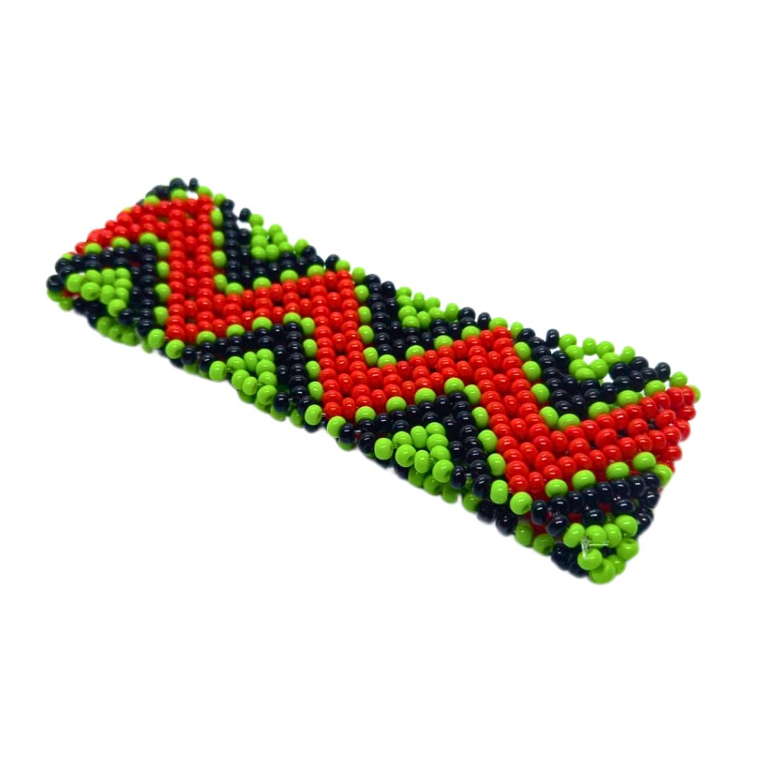 Pulseira de Miçangas Arte Indígena Elástica | Etnia Kaxinawa | 1195
