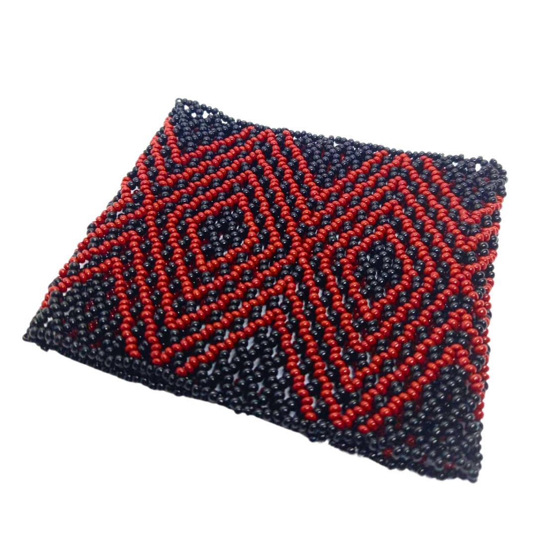 Pulseira de Miçangas Arte Indígena Elástica | Etnia Kaxinawa | 1183