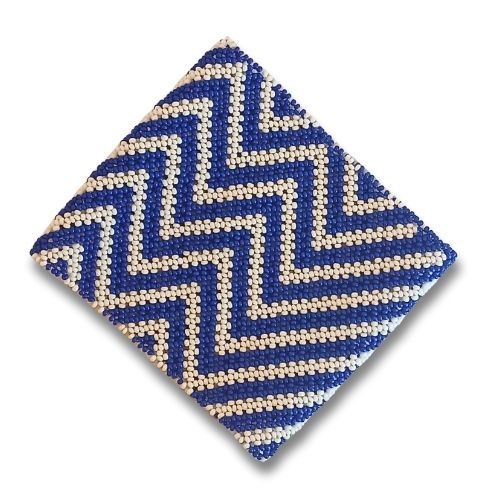 Pulseira de Miçangas Arte Indígena Elástica |Waura| 1233