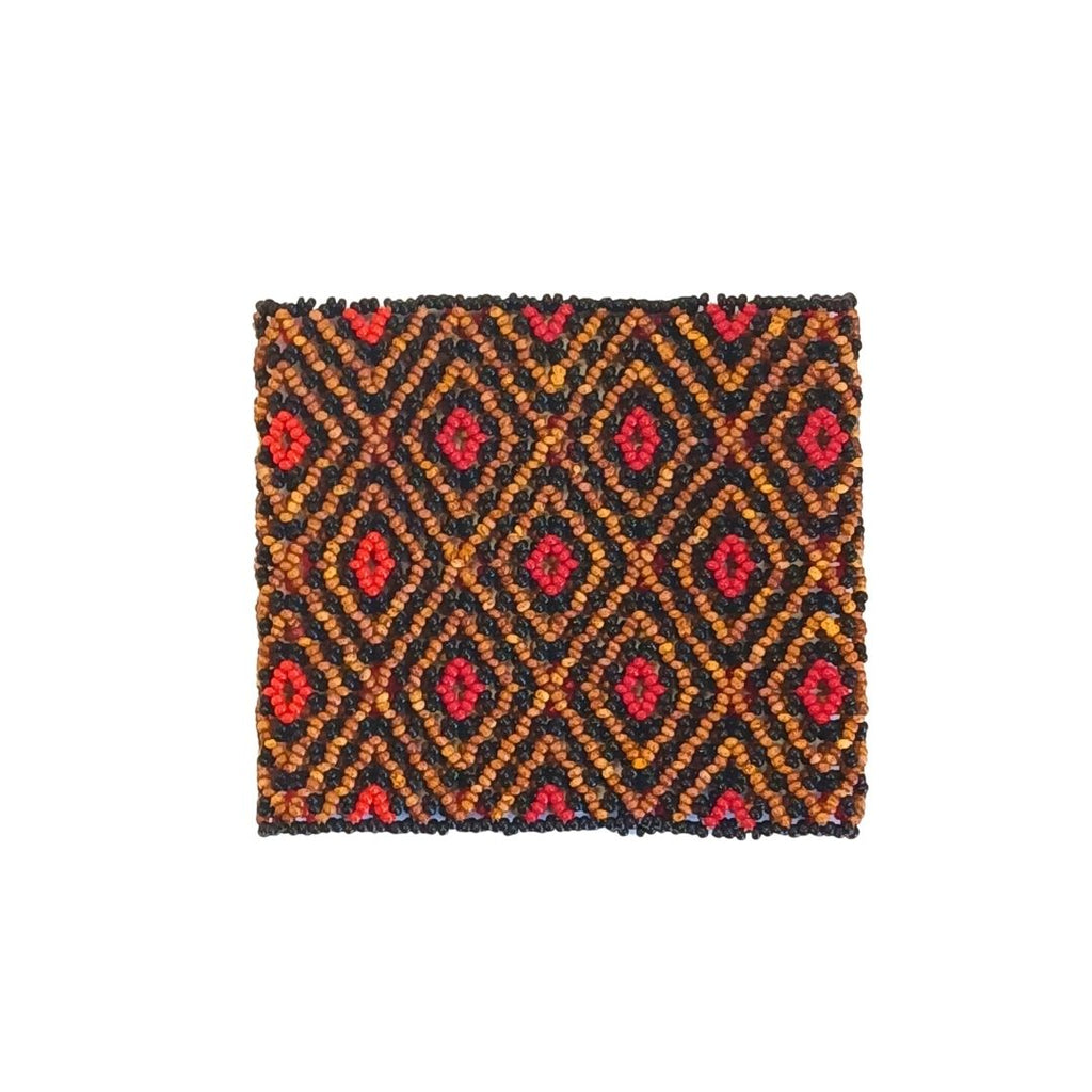 Pulseira De Miçangas Arte Indígena Elástica |waura| 1231