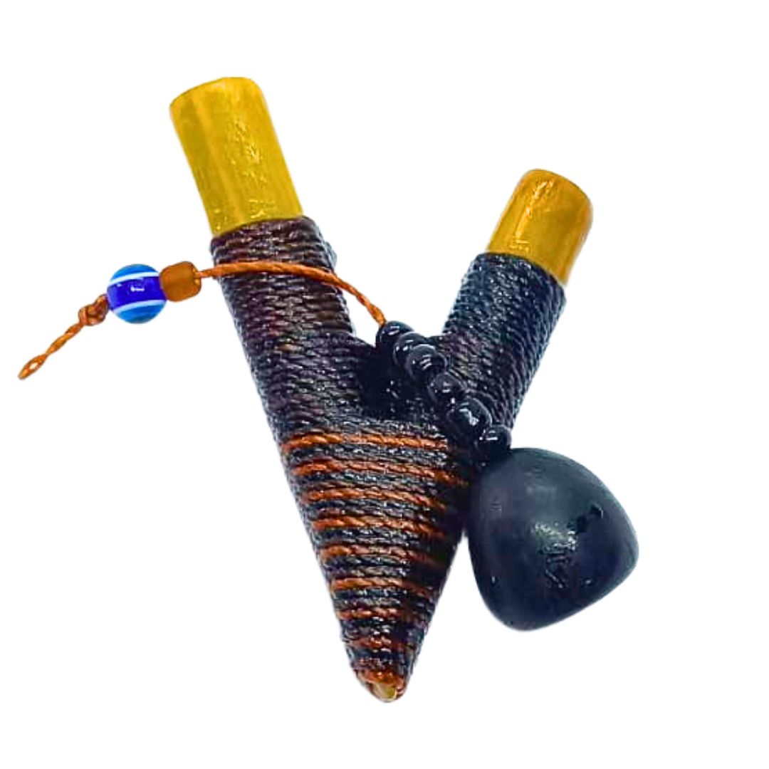 Kuripe de Bambu Linha Waxed Marrom e Preto | 1075