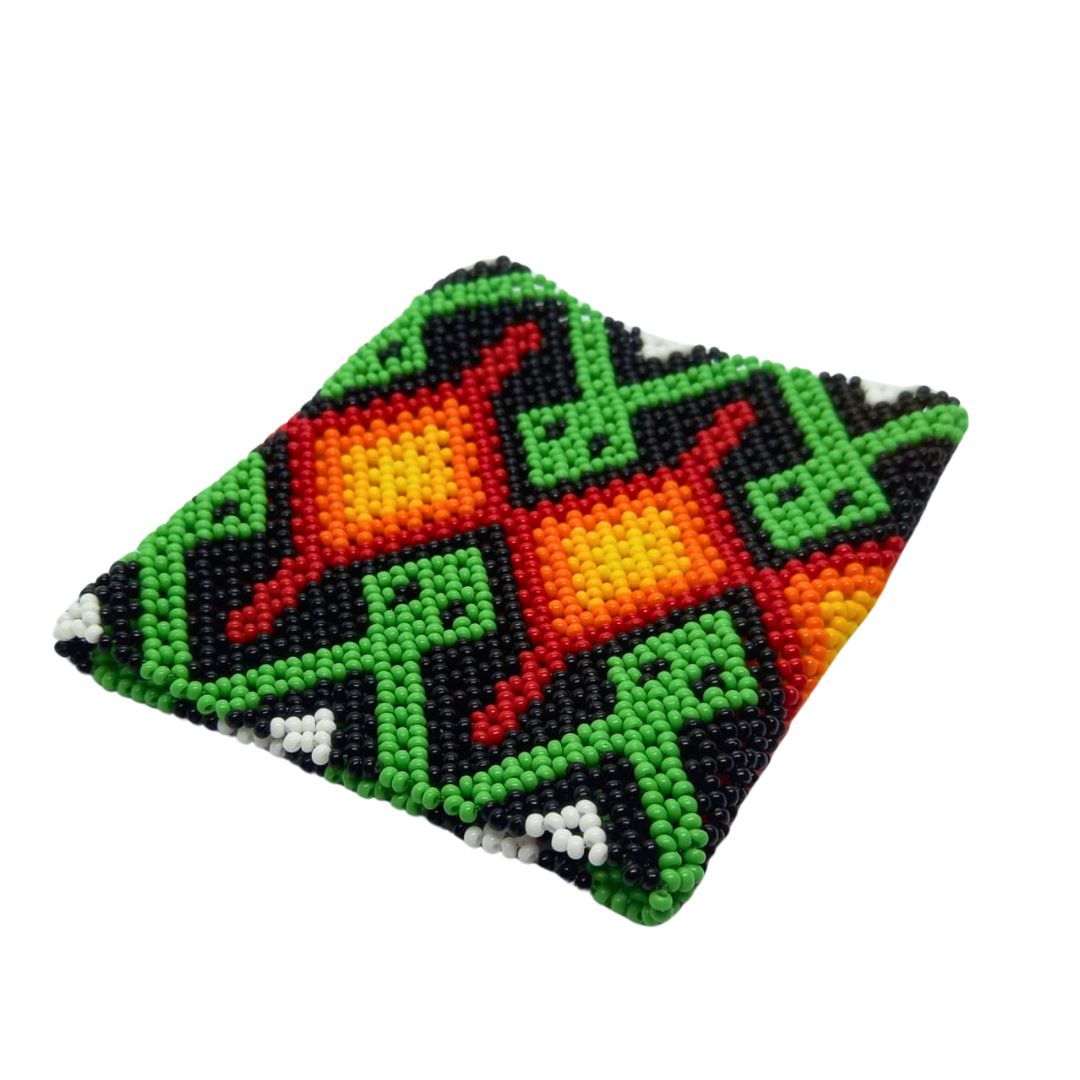 Pulseira de Miçangas Arte Indígena Elástica | Fulni-O | 1279